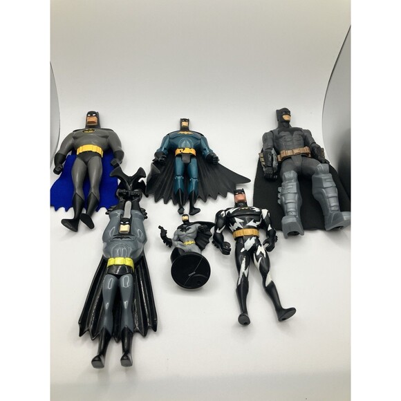Lot of 6 DC Comics Multiverse Batman Action Figure Toys 1993-2017 - Picture 1 of 15